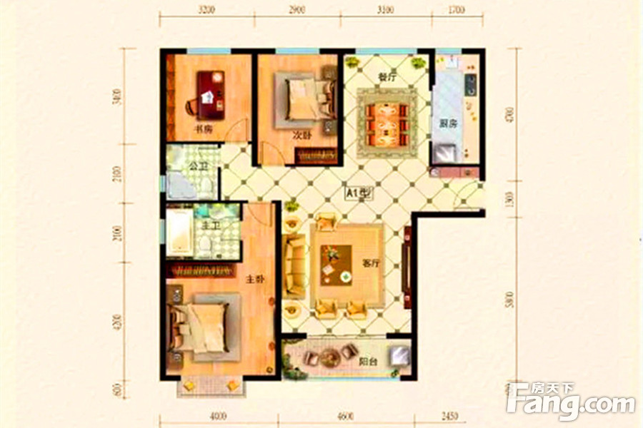 茂業(yè)天地142㎡戶(hù)型圖 茂業(yè)天地142㎡戶(hù)型圖